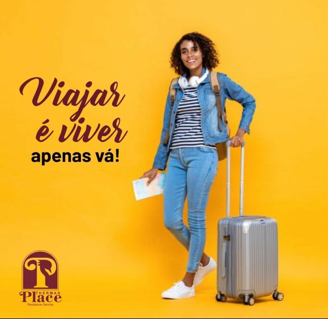 Flat Para Temporada Perto Singapura Shopping Com 7 Piscinas, Bar Molhado, Restaurante - A 3 Min Centro De Caldas Novas! Buitenkant foto