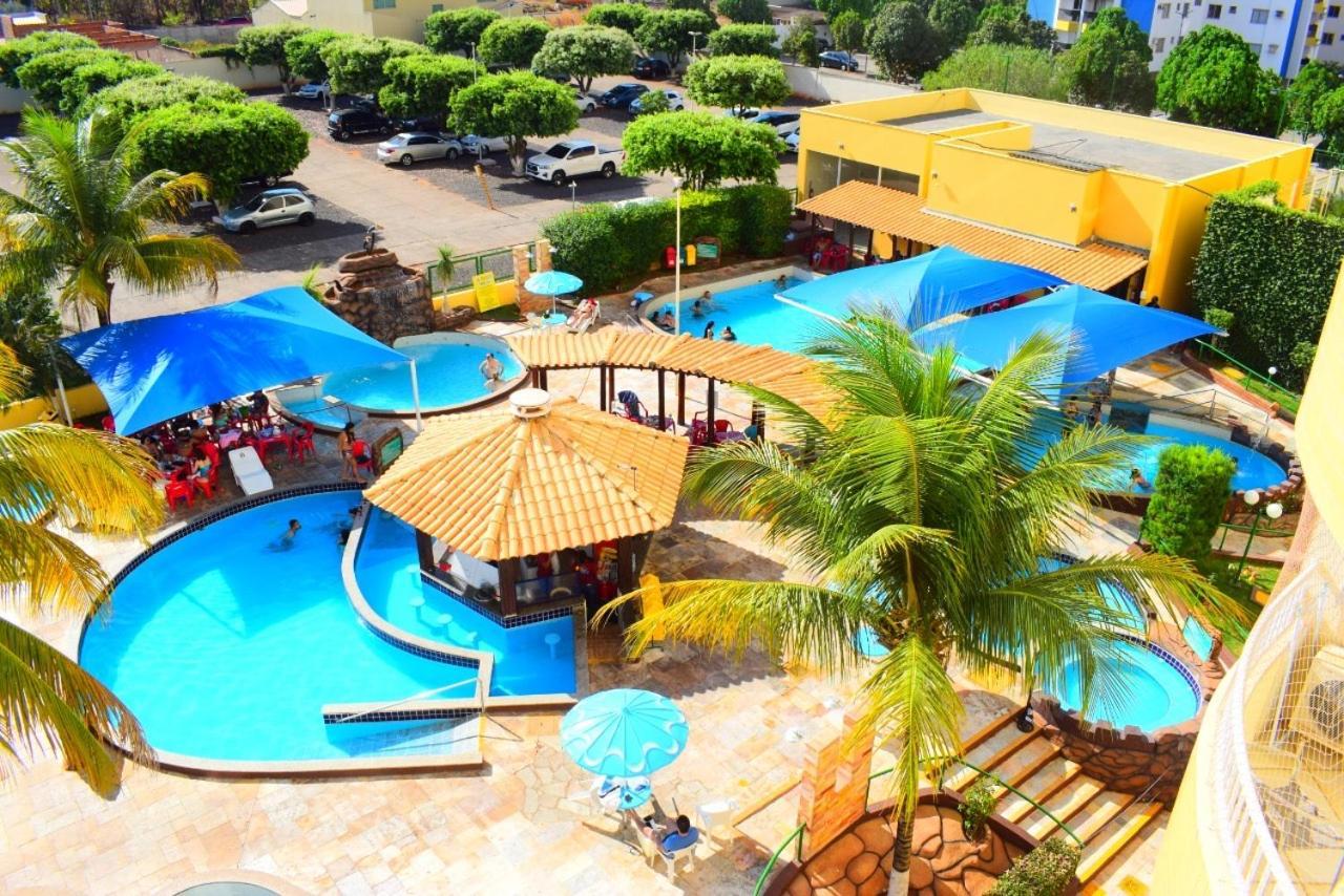 Flat Para Temporada Perto Singapura Shopping Com 7 Piscinas, Bar Molhado, Restaurante - A 3 Min Centro De Caldas Novas! Buitenkant foto